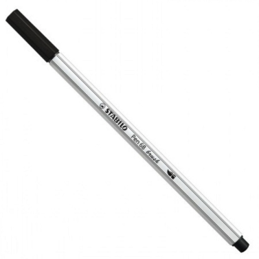 Caneta Pincel Preto 568/46 Stabilo